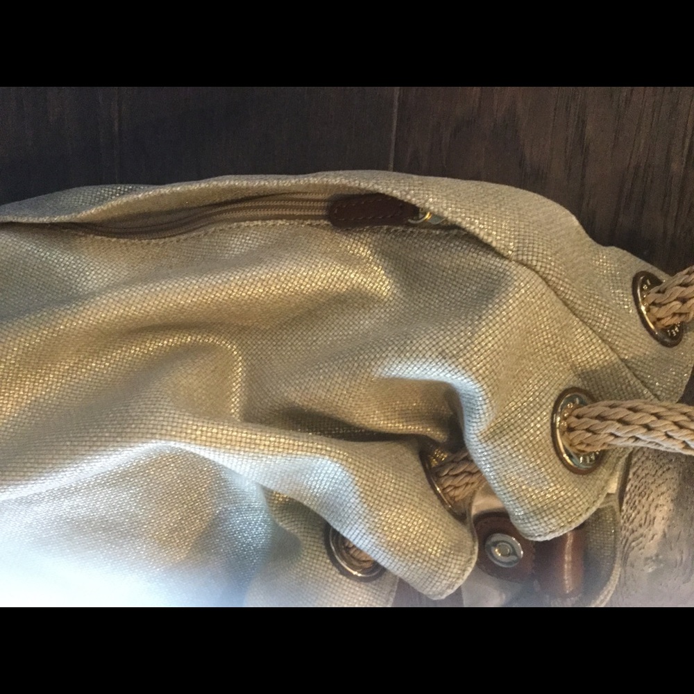 MK Gold Fabric Bag - Picture 3 of 3